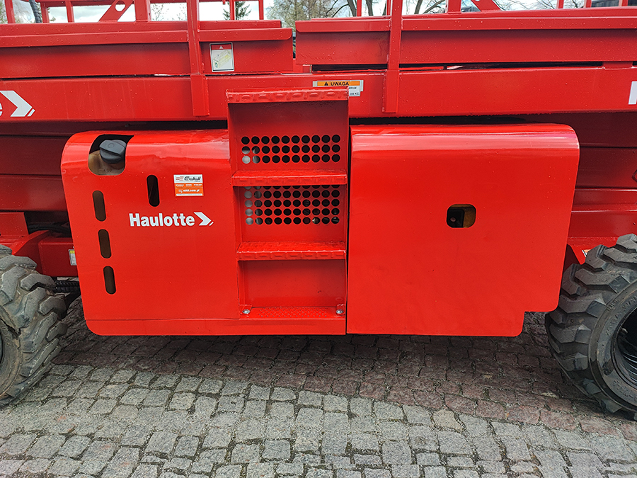 Podest roboczy terenowy zwyżka nożycowa Haulotte H12SX 4WD