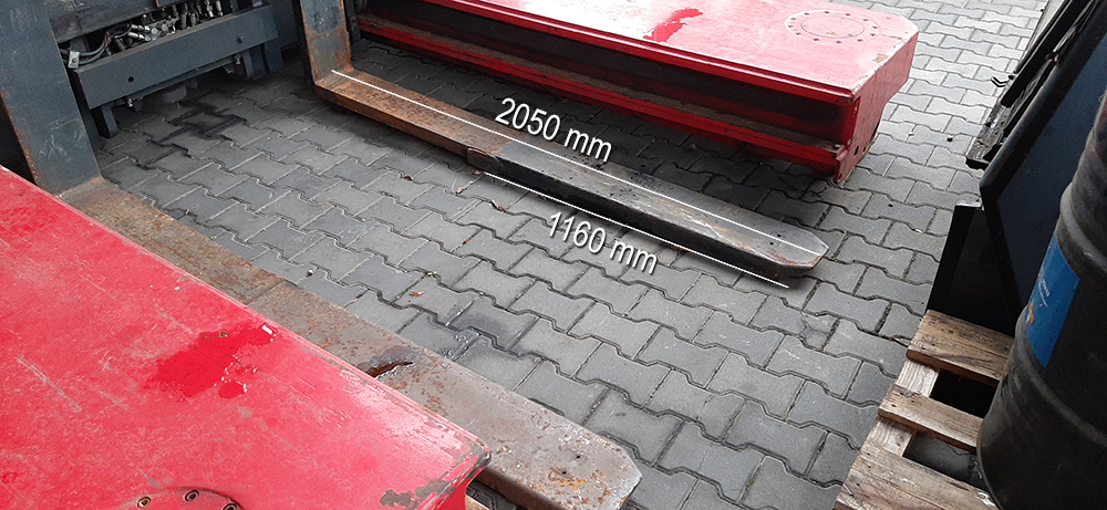 forklift-attachments Inne Pozycjoner z szeroką karetką widły teleskopowe do wózka bocznego