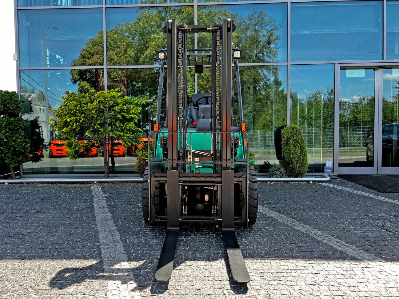 Wózek widłowy Mitsubishi FG30N 3000kg 3,3m Duplex