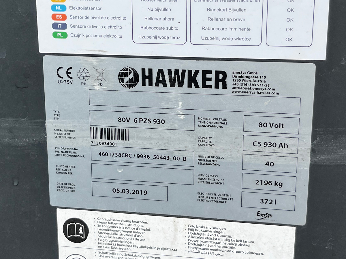 Wózek widłowy Linde E50HL-01/600