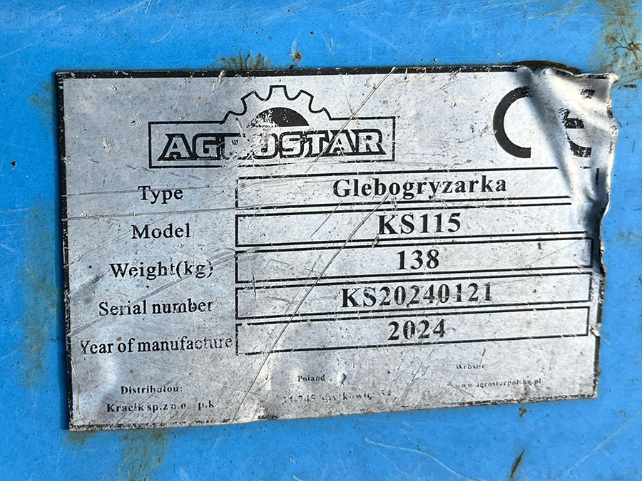 Glebogryzarka Agrostar KS115 MINI