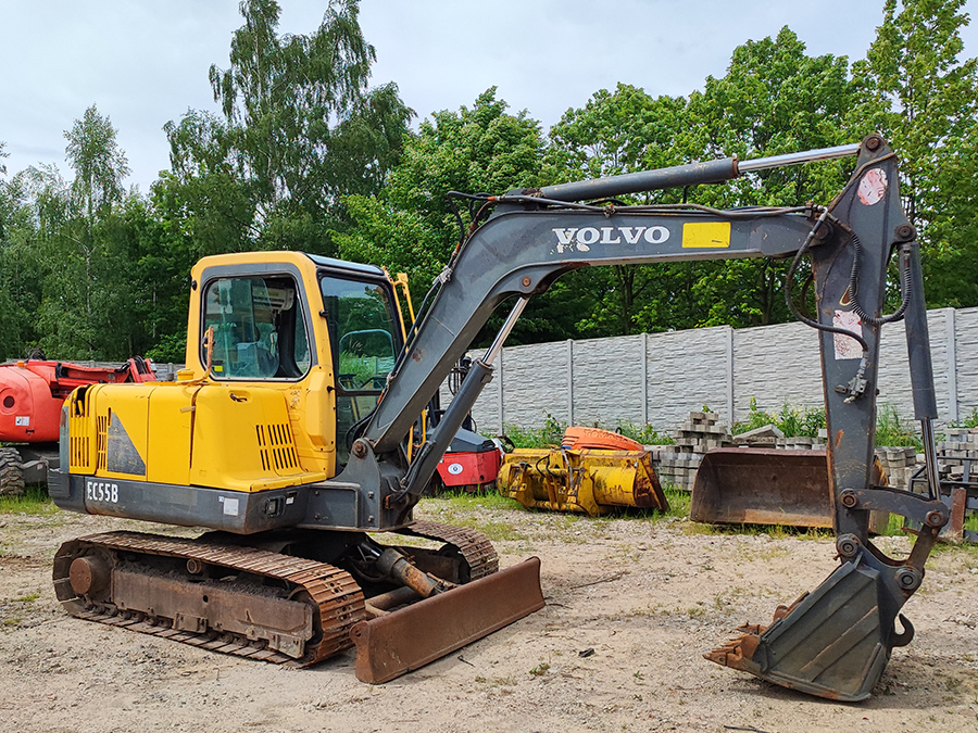 Minikoparka gąsienicowa Volvo EC55B