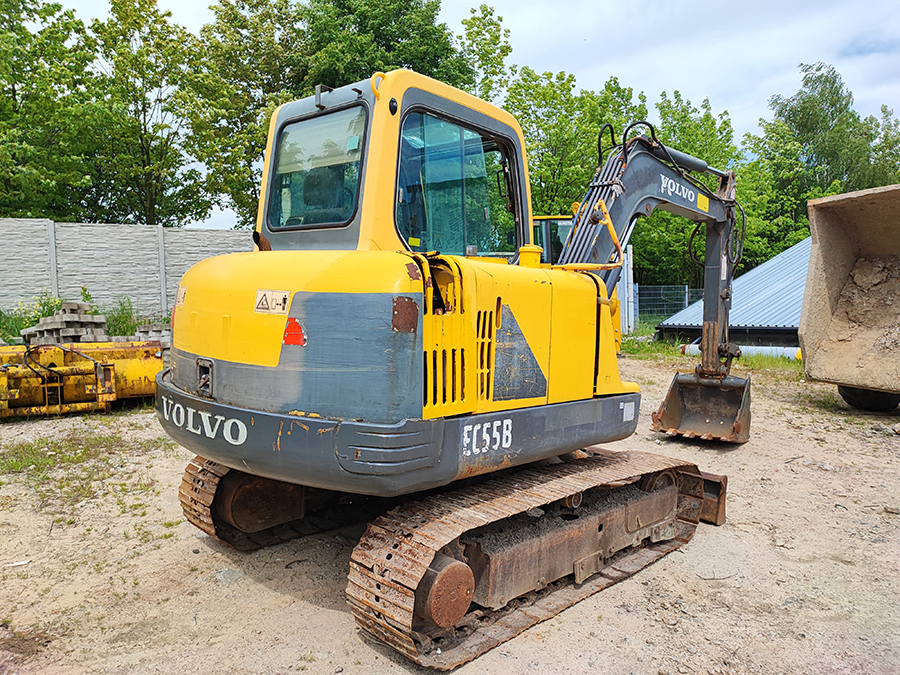 Minikoparka gąsienicowa Volvo EC55B