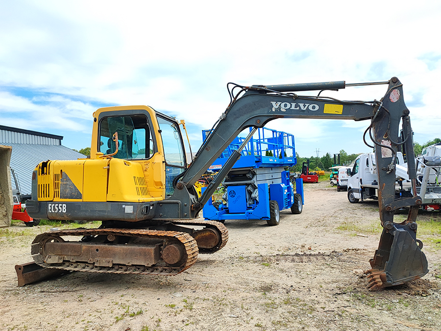 Minikoparka gąsienicowa Volvo EC55B