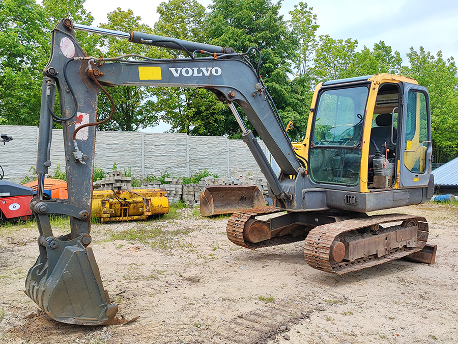 Minikoparka gąsienicowa Volvo EC55B