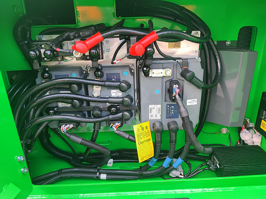 Elektryczny wózek widłowy Lonking LG70B Li-ion (CPD70) kabina pozycjoner z przesuwem