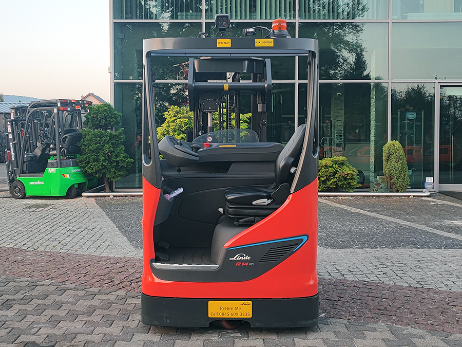 Wózek widłowy elektryczny wysokiego podnoszenia Linde R14-01