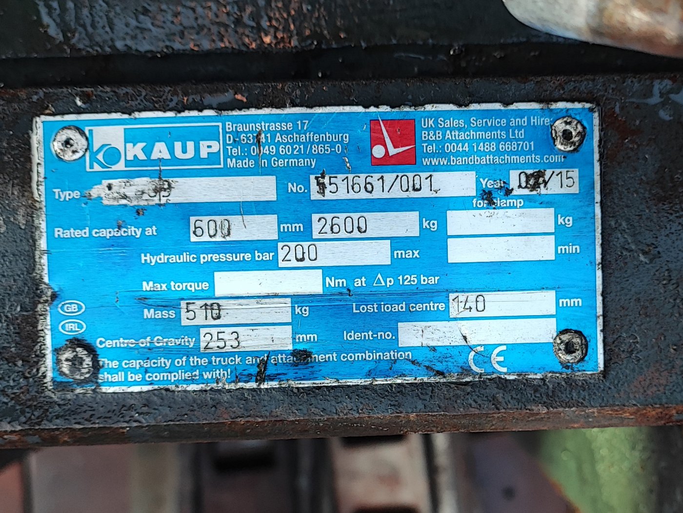 Paletyzer czterowideł Kaup paletyzer