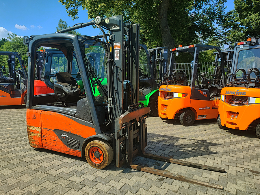 Wózek widłowy elektryczny Linde E16-02