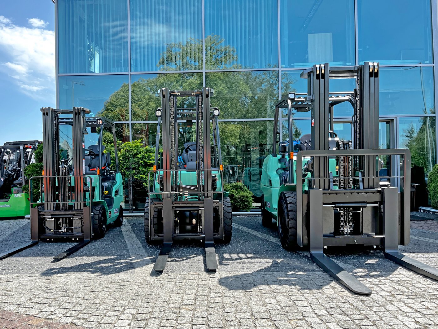 Wózek widłowy Mitsubishi FG15N 1500kg 4,7m Triplex