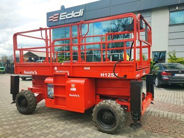 Podest roboczy terenowy zwyżka nożycowa Haulotte H12SX 4WD