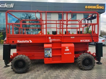 Podest roboczy terenowy zwyżka nożycowa Haulotte H12SX 4WD