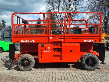 Podest roboczy terenowy zwyżka nożycowa Haulotte H12SX 4WD