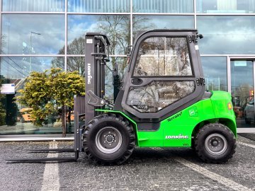 wózek terenowy elektryczny Lonking LG25BT Terrain li-ion kabina