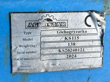 Glebogryzarka Agrostar KS115 MINI