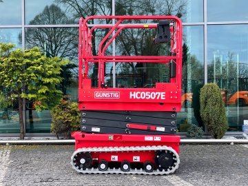 Elektryczny podest nożycowy gąsienicowy Günstig HC0507E | 4.5|6.5 m