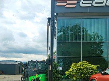 Wózek elektryczny podnośnikowy z podestem Hyster S1.5S IL