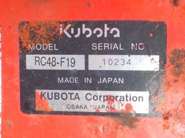 kosiarka samojezdna traktorek Kubota F1900