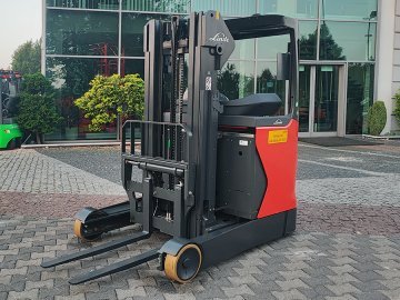 Wózek widłowy elektryczny wysokiego podnoszenia Linde R14-01