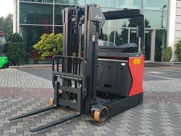 Wózek widłowy elektryczny wysokiego podnoszenia Linde R14-01