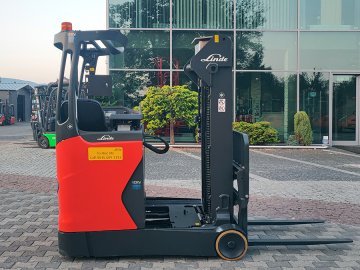 Wózek widłowy elektryczny wysokiego podnoszenia Linde R14-01