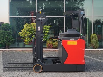 Wózek widłowy elektryczny wysokiego podnoszenia Linde R14-01