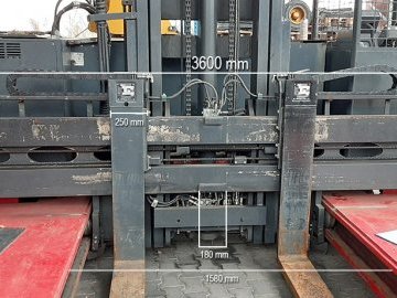 forklift-attachments Inne Pozycjoner z szeroką karetką widły teleskopowe do wózka bocznego